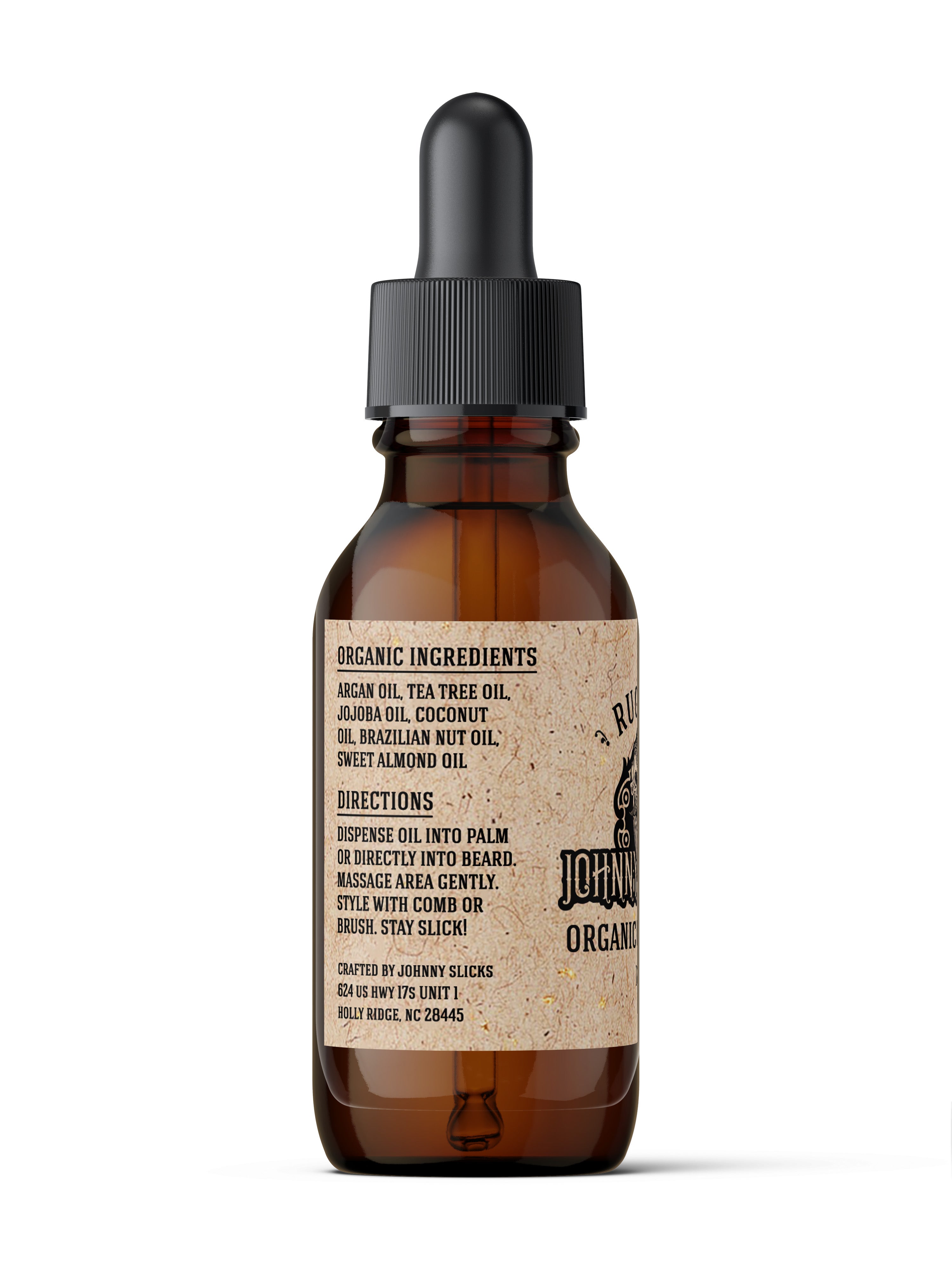 Johnny Slicks - Organic Beard Oil Original / 2 oz Johnny Slicks - Organic Beard Oil Original / 2 oz