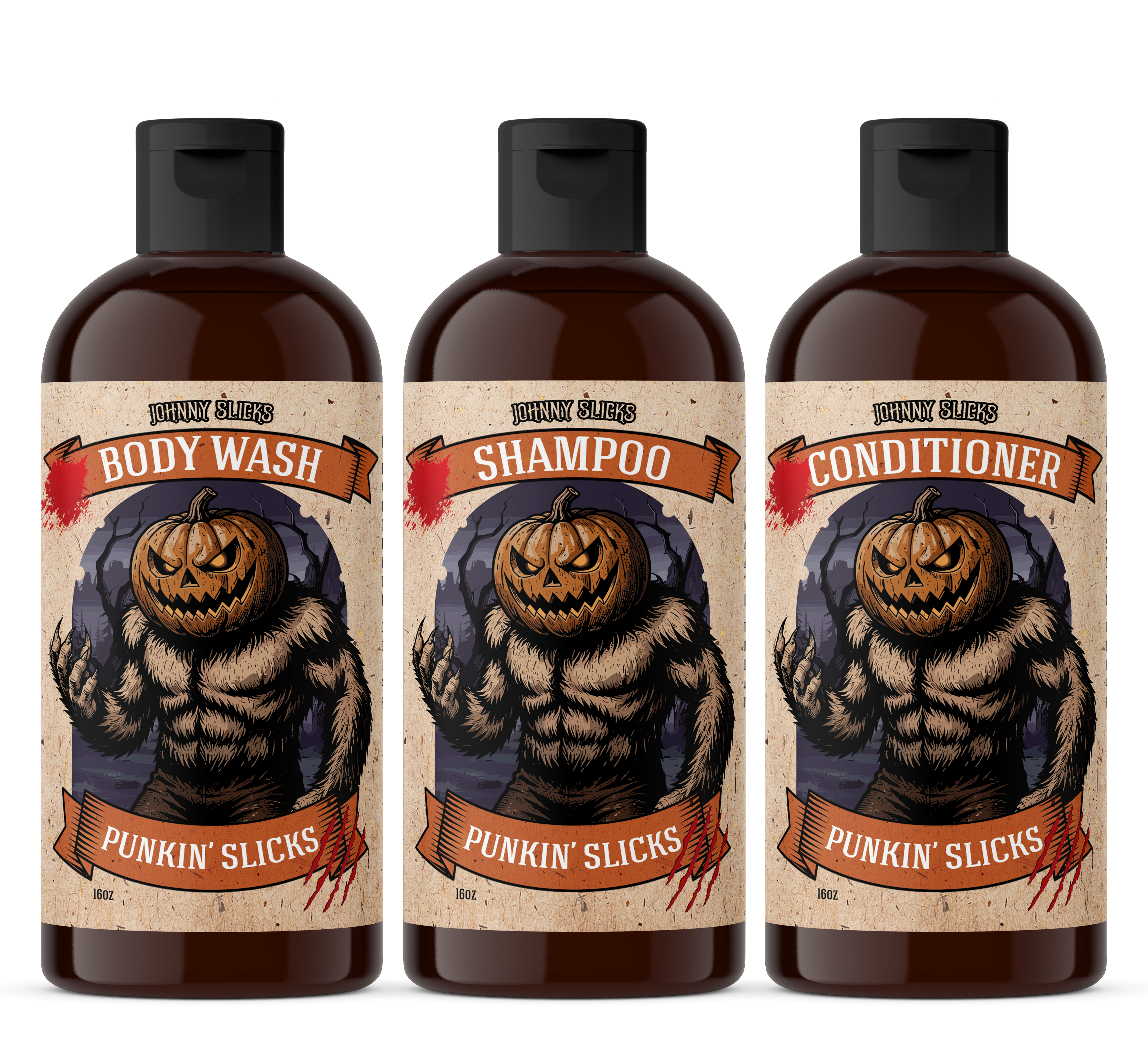 Punkin' Slicks Shower Set