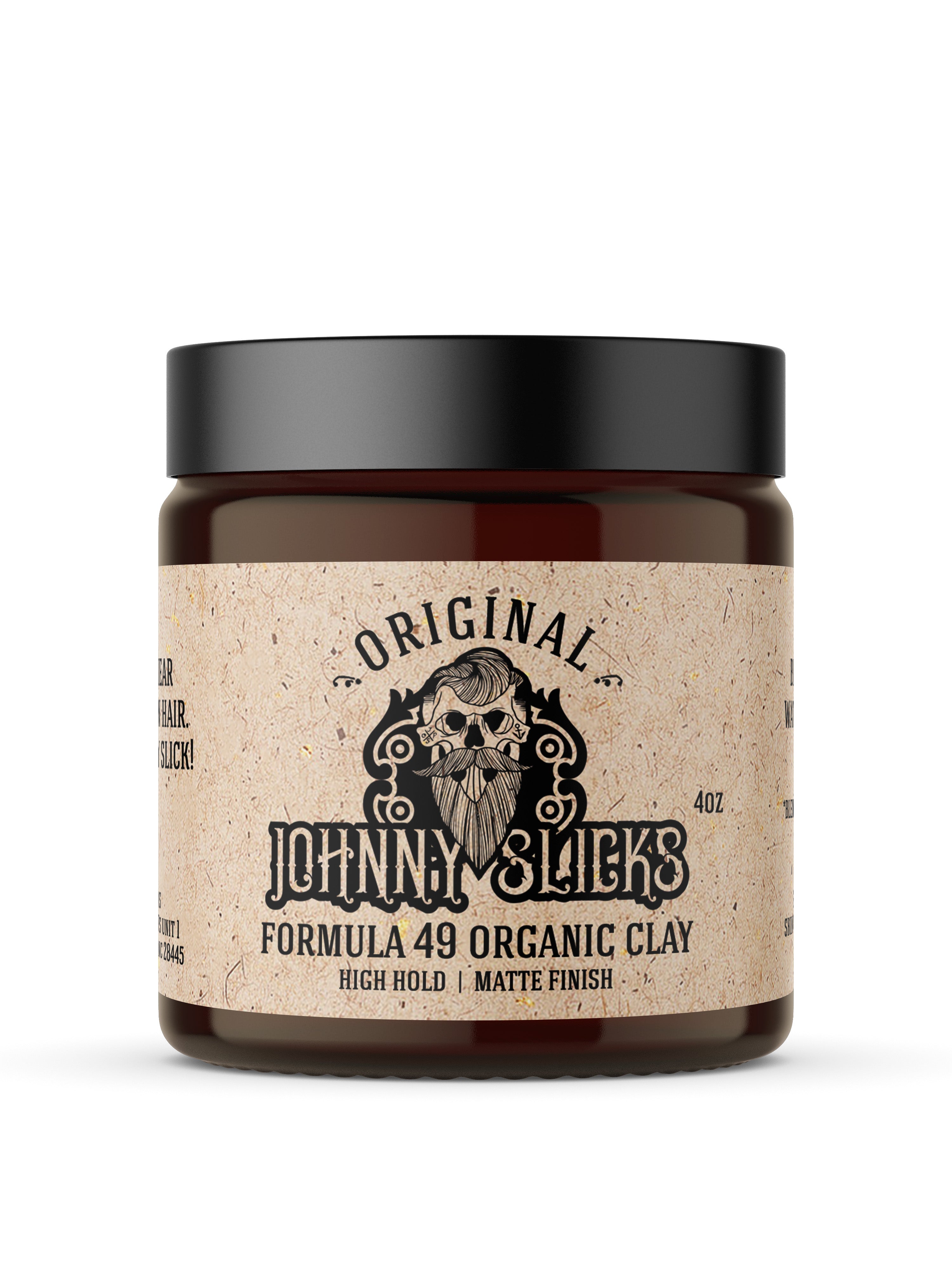 Formula 49 | Organic Hand-Crafted Clay-Based Pomade | Johnny Slicks