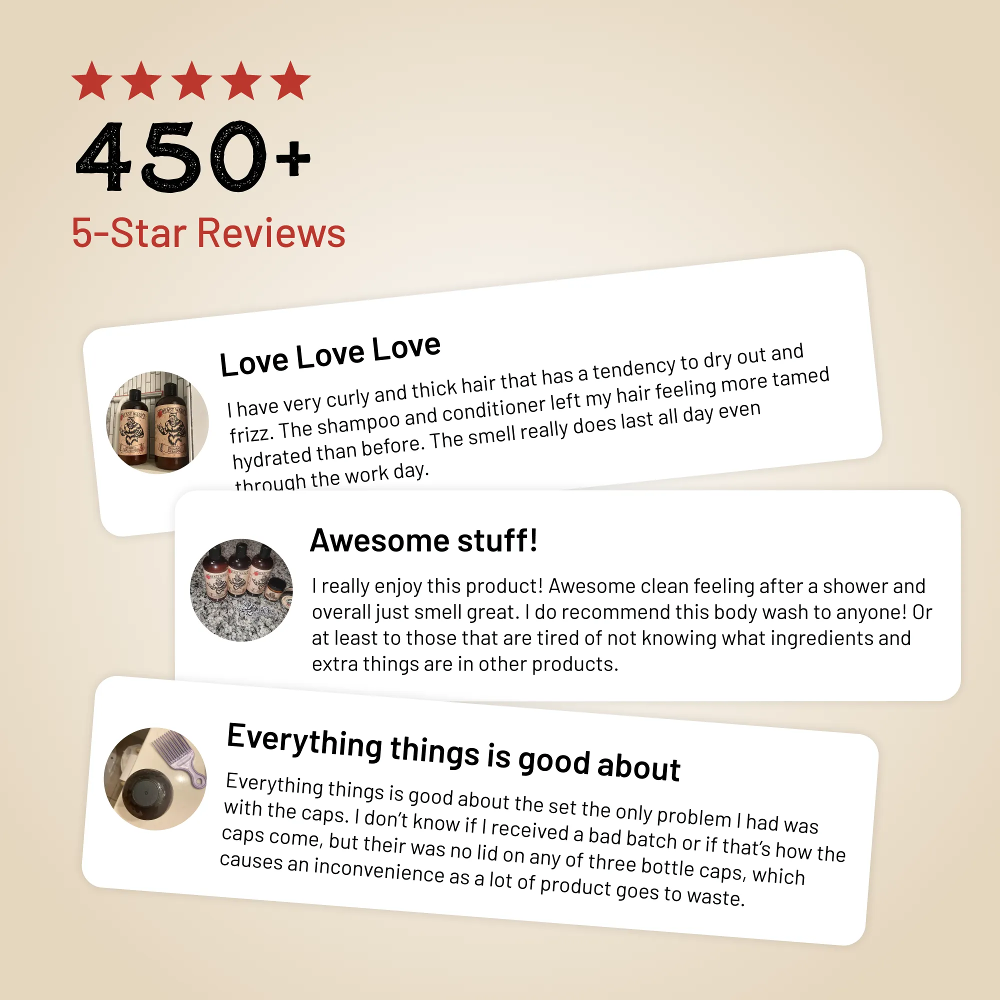 Beast Wash Shower Set