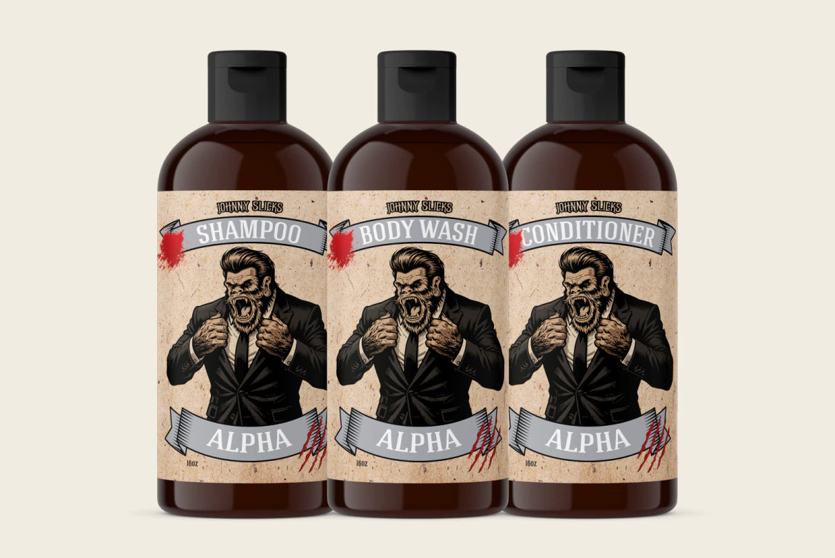 Black Label Shower Set