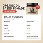 Organic Oil Based Pomade
