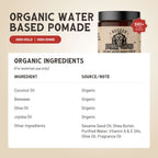 Organic Water Based Pomade